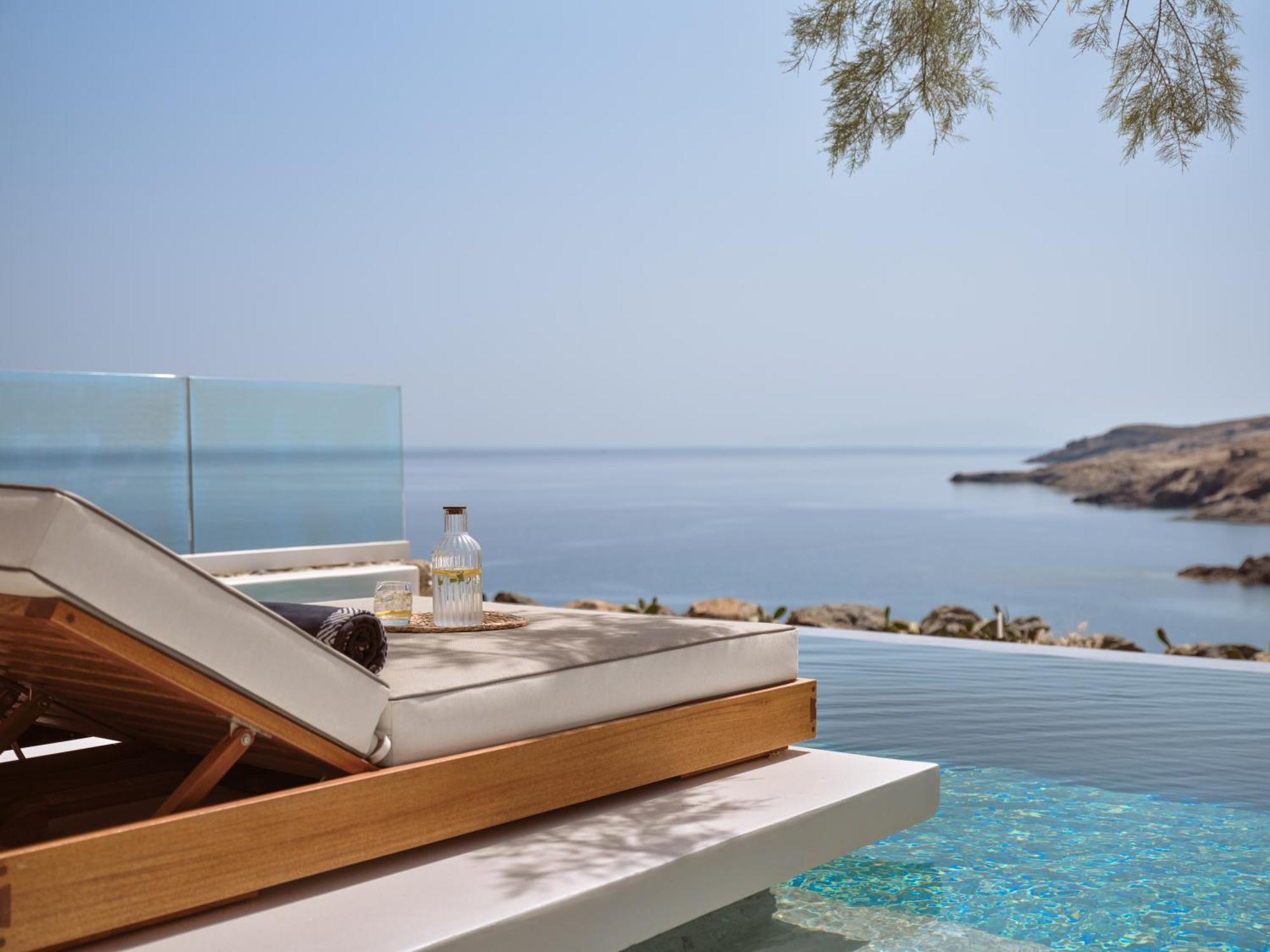 Semeli Coast Mykonos Curio Collection By Hilton Hotel Merchia Beach Exterior photo